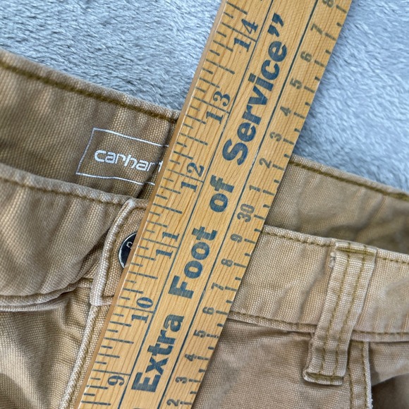 Carhartt Pants Men 35x29.5 Relaxed Thrashed Streetwear Canvas Gorpcore Work Worn - Picture 11 of 13